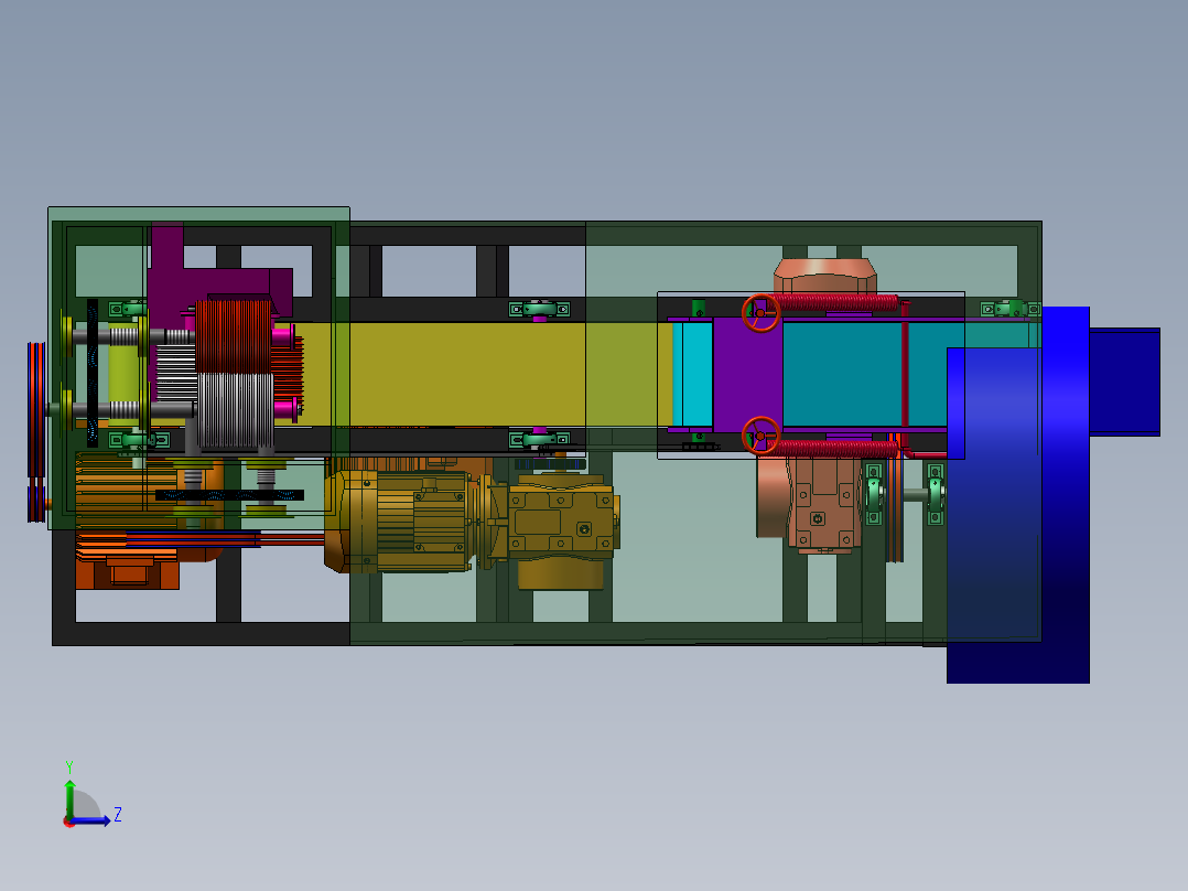 切丝系统sw19可编辑左视图