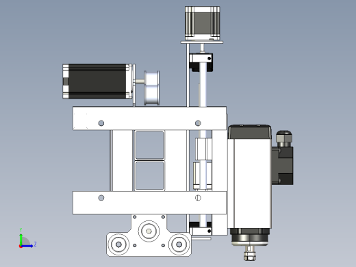 B3003322-数控铣床左视缩略图