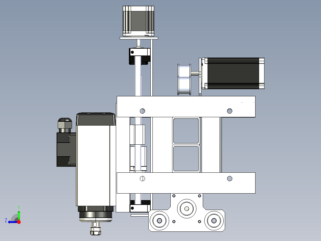 B3003322-数控铣床右视图