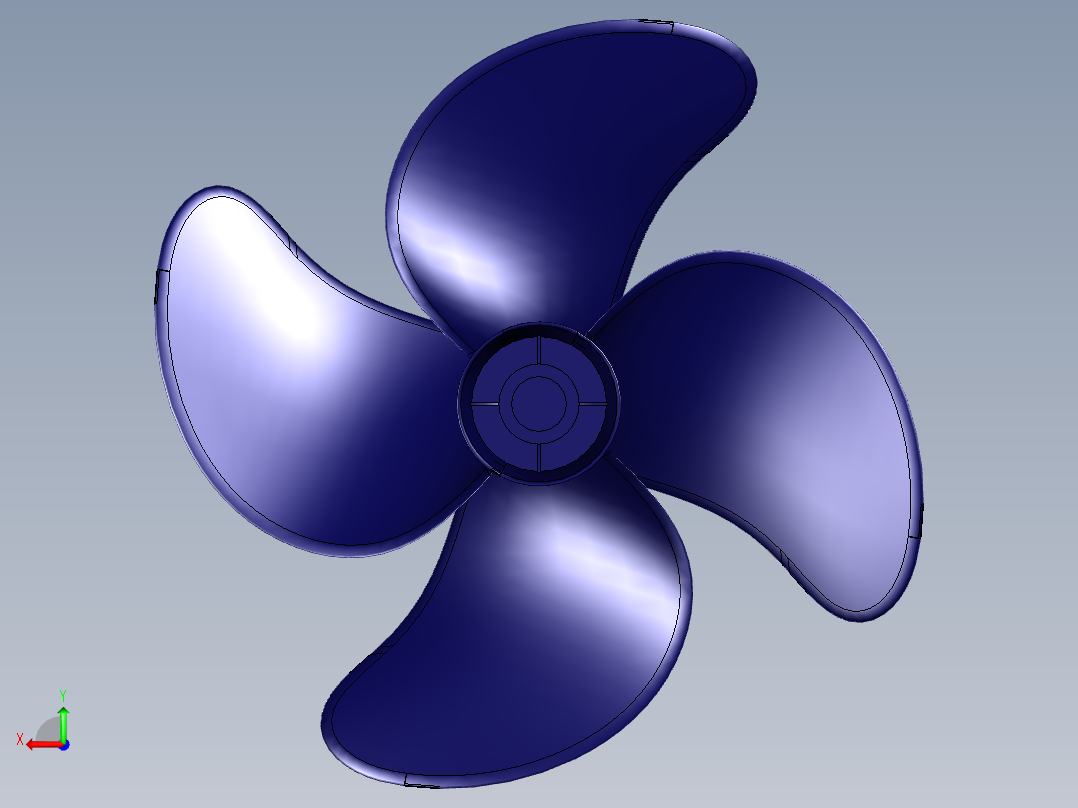 螺旋桨(97)后视图