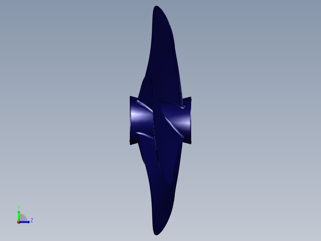 螺旋桨(97)左视图