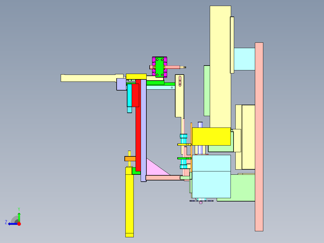 BM-330 烘焙饼干胚自动摆盘机右视图
