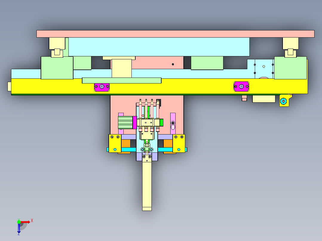 BM-330 烘焙饼干胚自动摆盘机俯视图