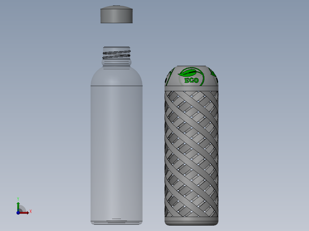 玻璃器子、杯子(7)前视图