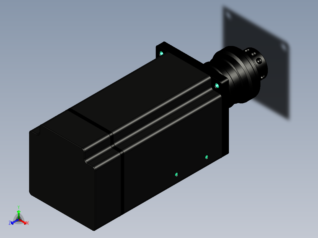 基础Simagic阿尔法极限23Nm正等轴测图