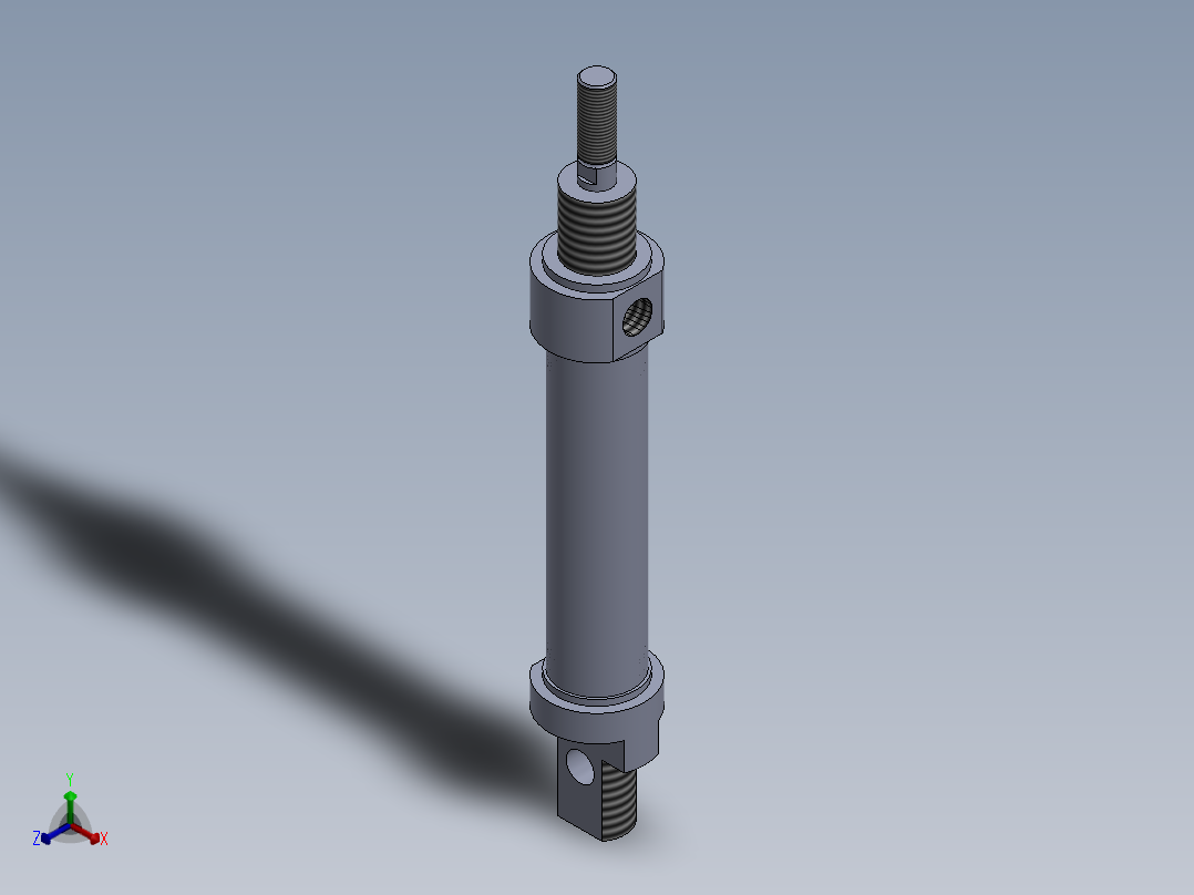 圆形气缸-20x8x50-mm-1.snapshot.1正等轴测图