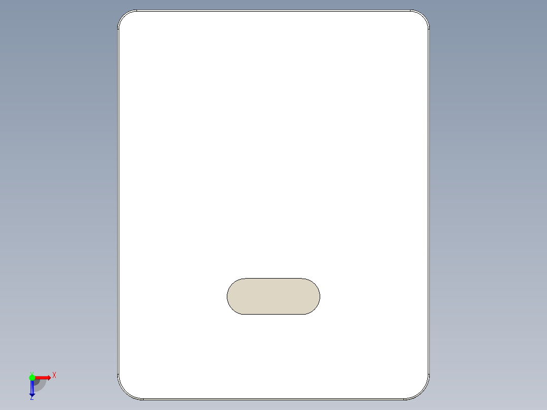 壁挂式家庭储能外壳俯视图