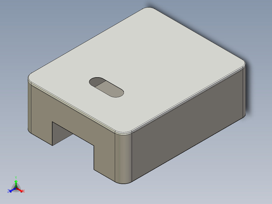壁挂式家庭储能外壳正等轴测图
