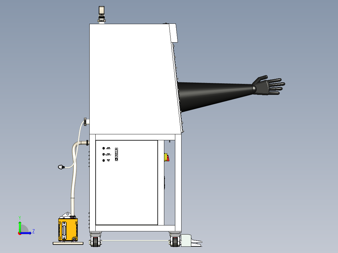 手套箱sw21可编辑左视图