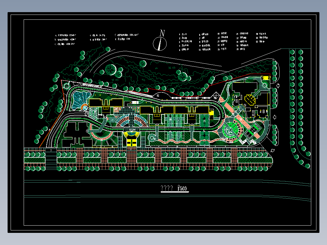 景观总平面施工图494