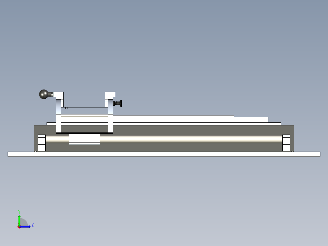 B2004517-吉他指板半径治具左视图