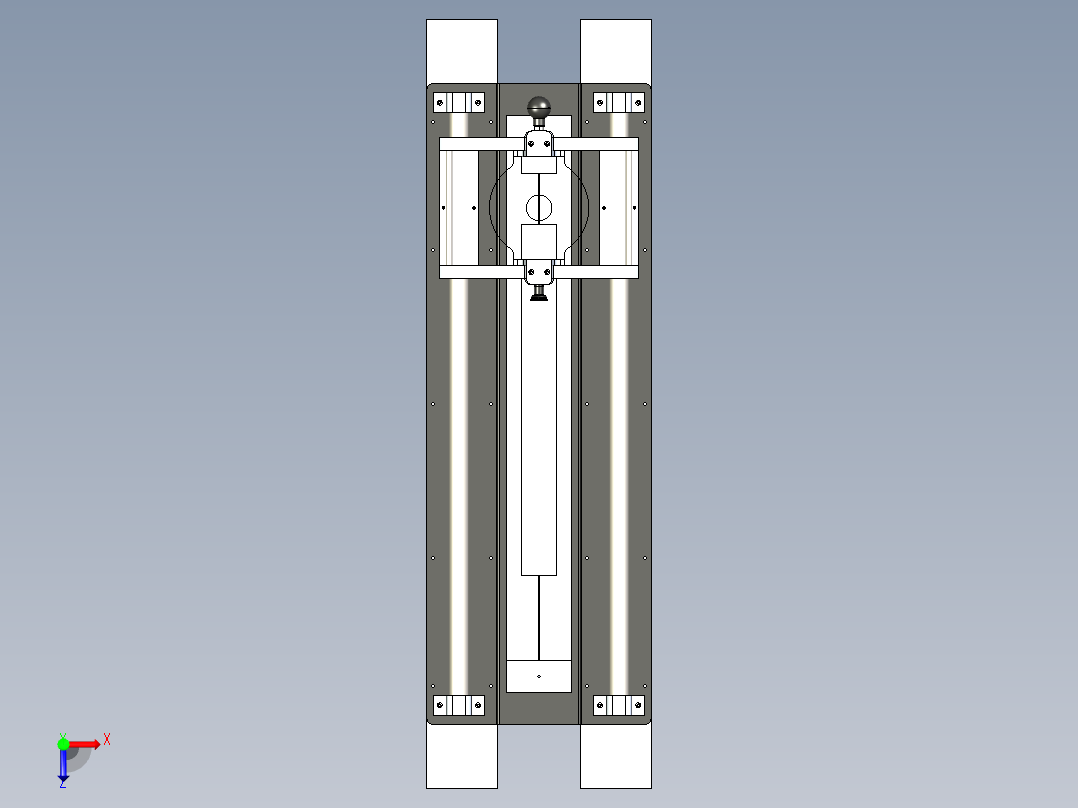 B2004517-吉他指板半径治具俯视图