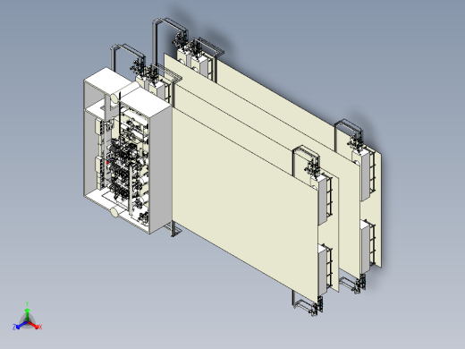 机房布置图 - 风机 - 人正等轴测缩略图