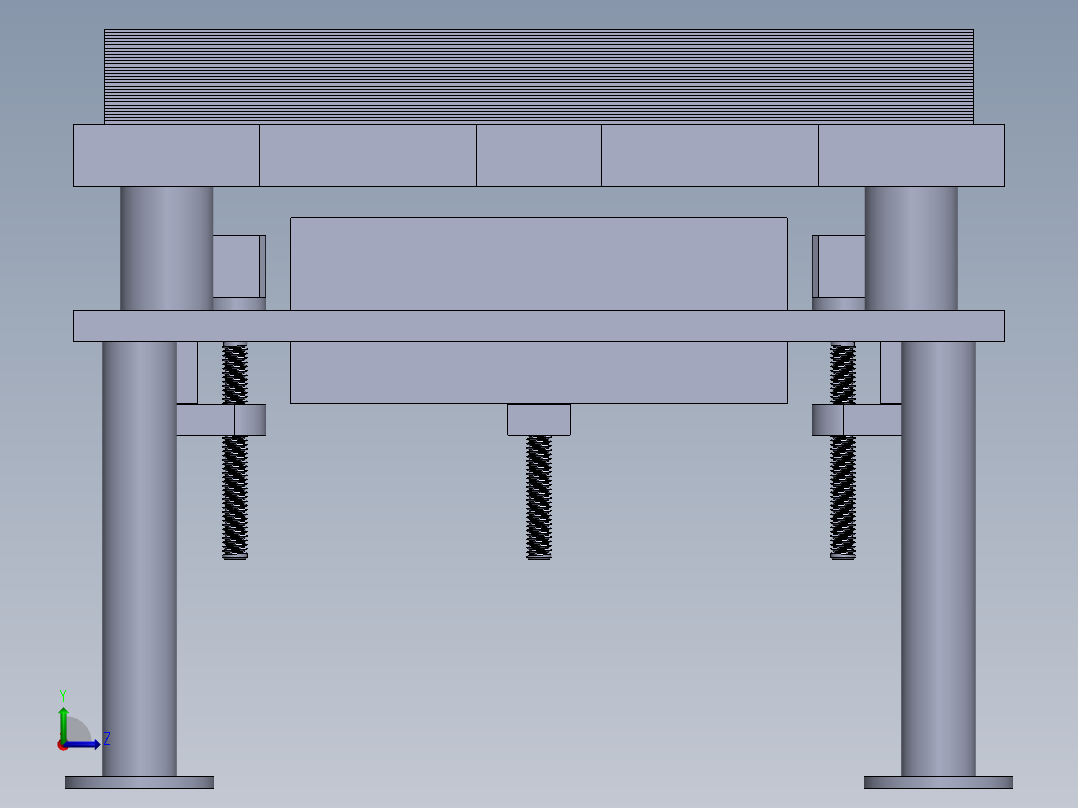 硅钢片叠装平台
