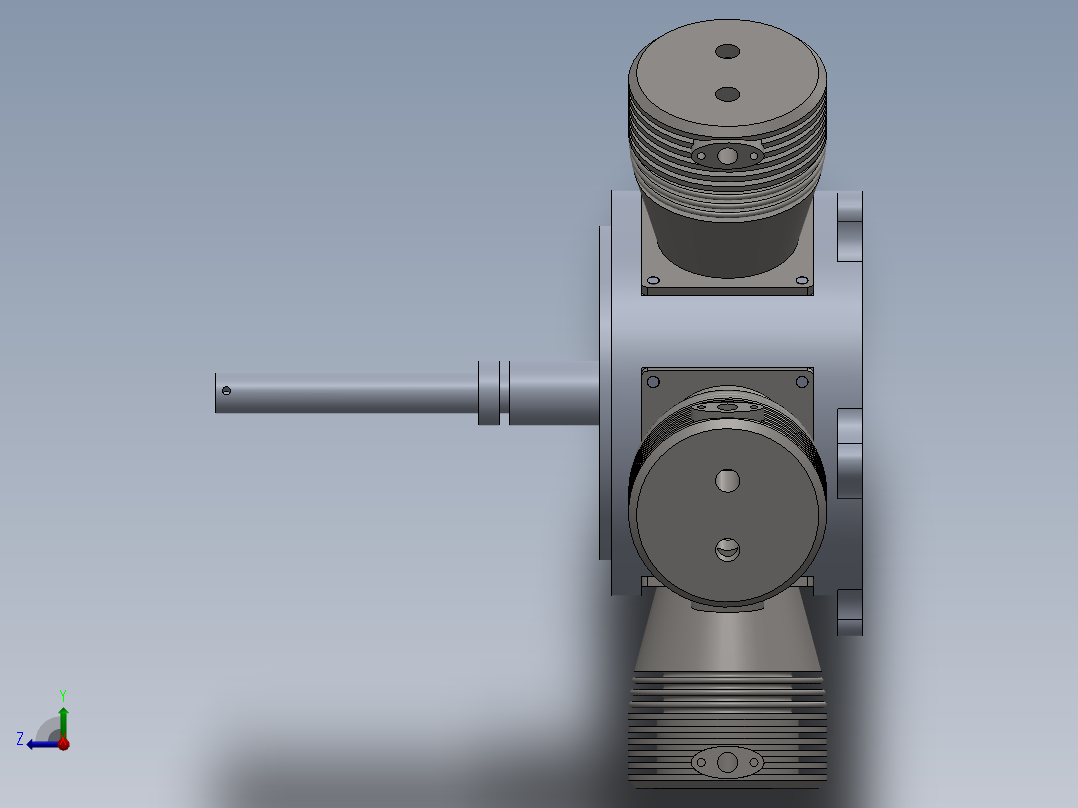 径向发动机4572右视图