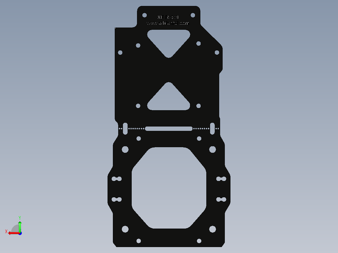 C-20T一体式底板后视图