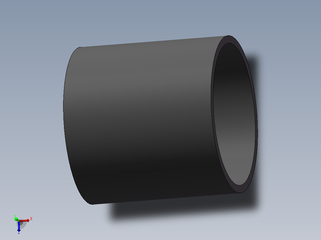 COUPLING__DN250_PN10_UPVC主视图