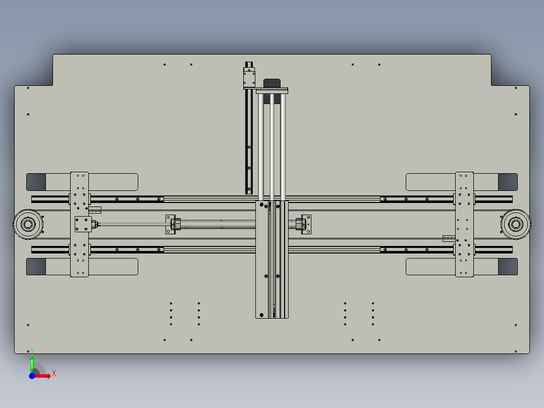 二次定位台组件-526前视图