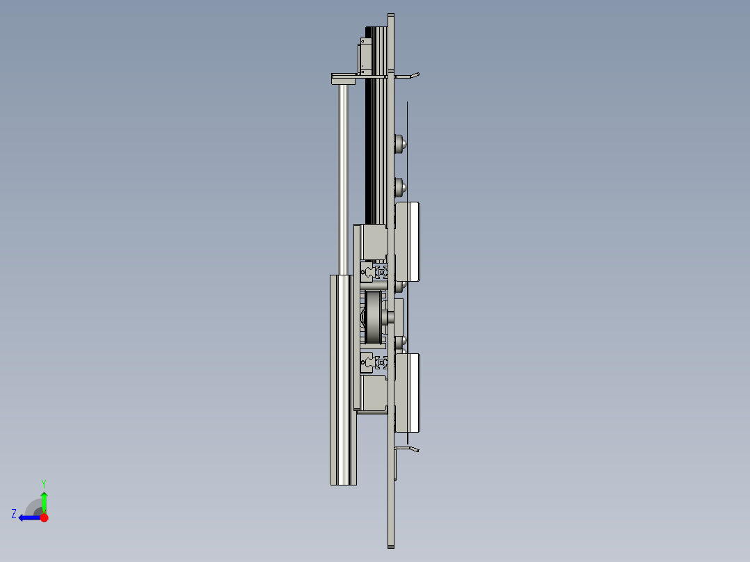 二次定位台组件-526右视图