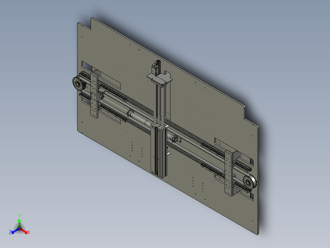 二次定位台组件-526正等轴测图