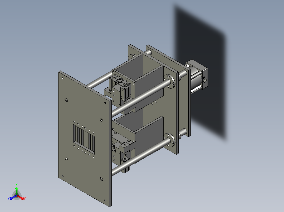 44-05-00折弯顶起组装配体主视图