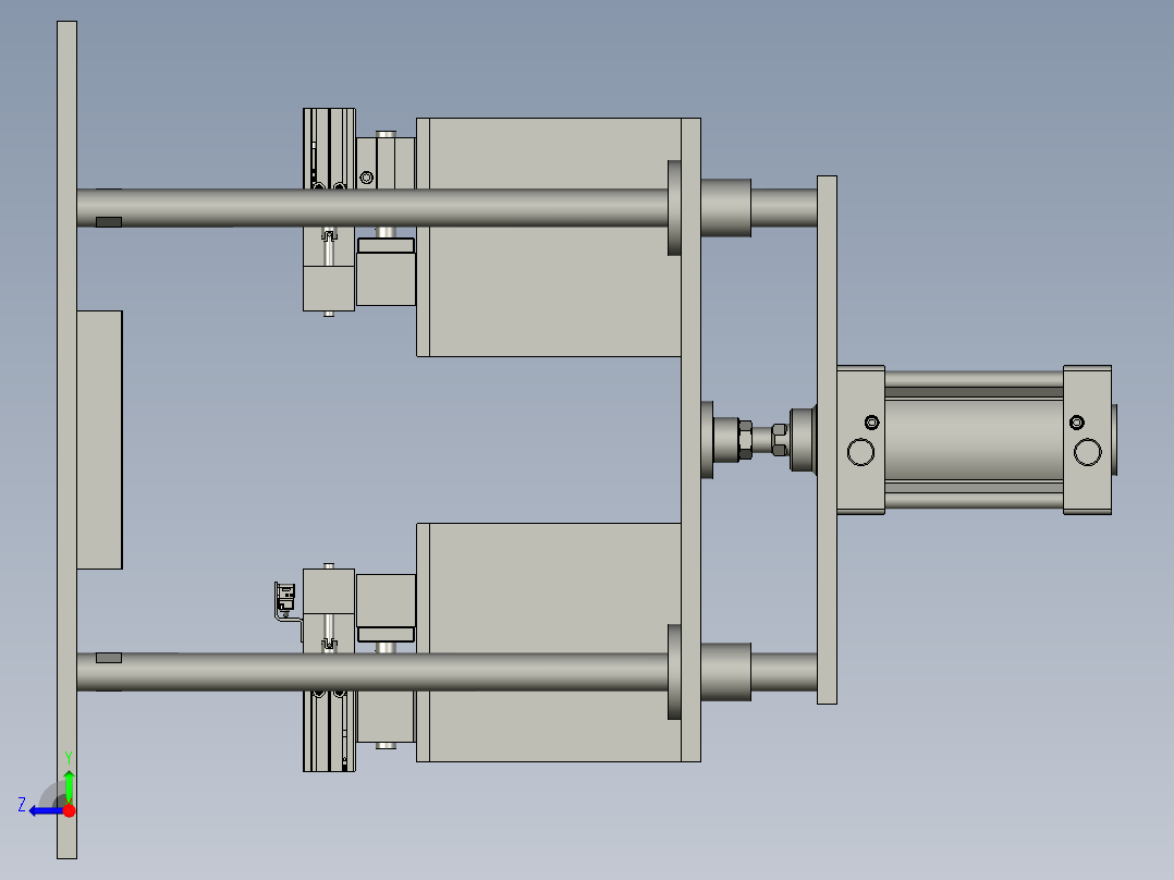44-05-00折弯顶起组装配体右视图