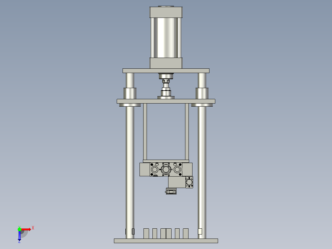 44-05-00折弯顶起组装配体俯视图