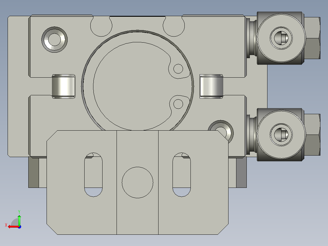 F01AE00021-D40000尾部夹膜组件后视图