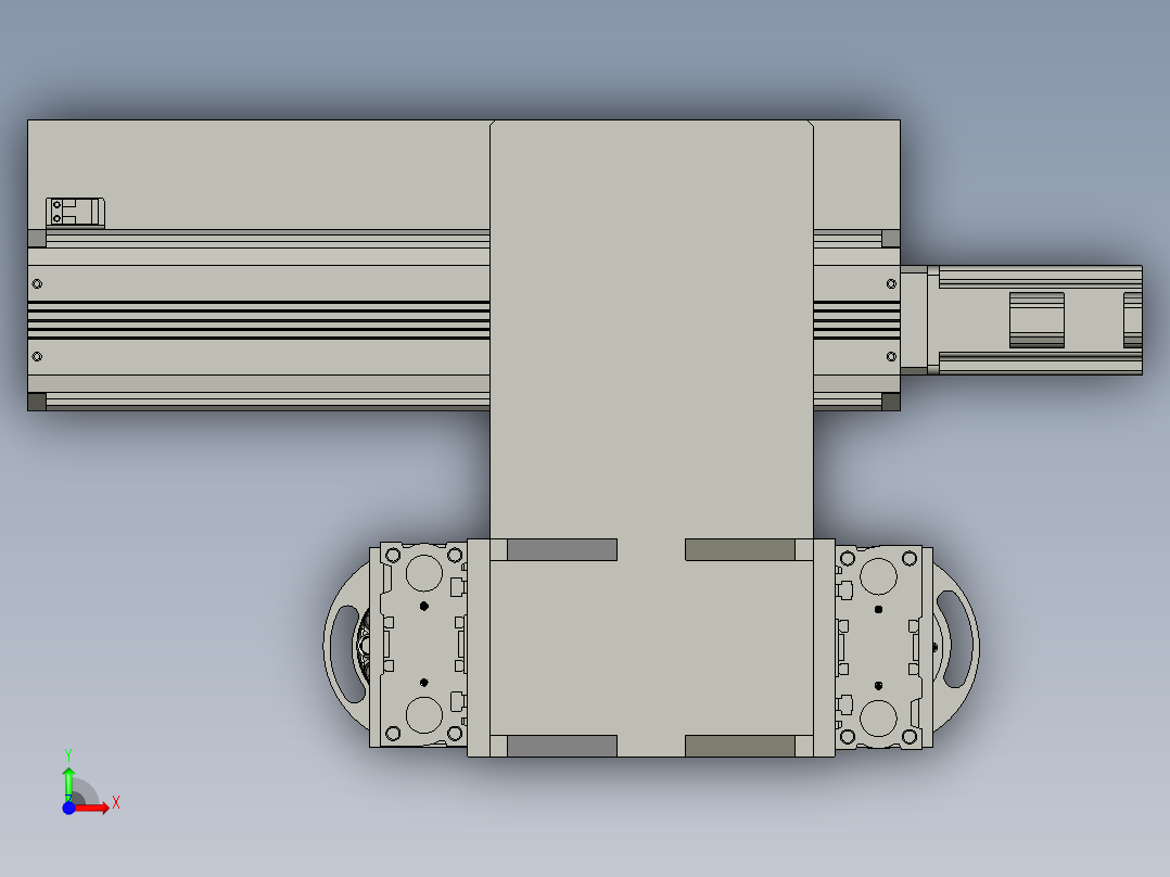 上料机械手前视图