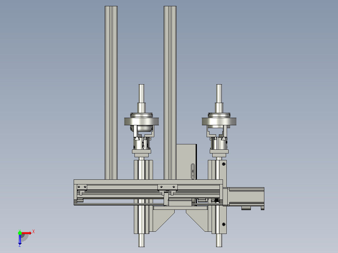 上料机械手俯视图