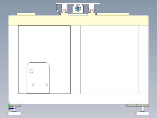 伺服丝杆移栽平台设计左视缩略图