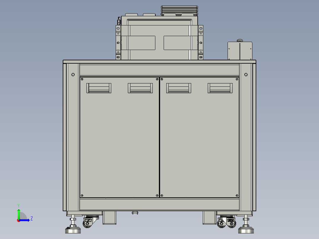 SAPMMZ01-09800回板升降机1模块左视图