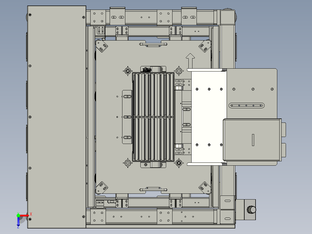 SAPMMZ01-09800回板升降机1模块俯视图