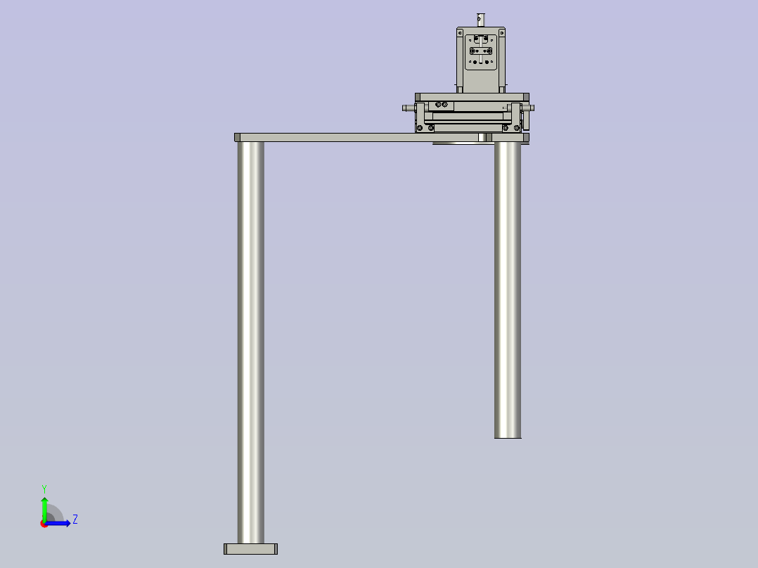AB-0406-06-012A-A治具NUT有无检测模块左视图