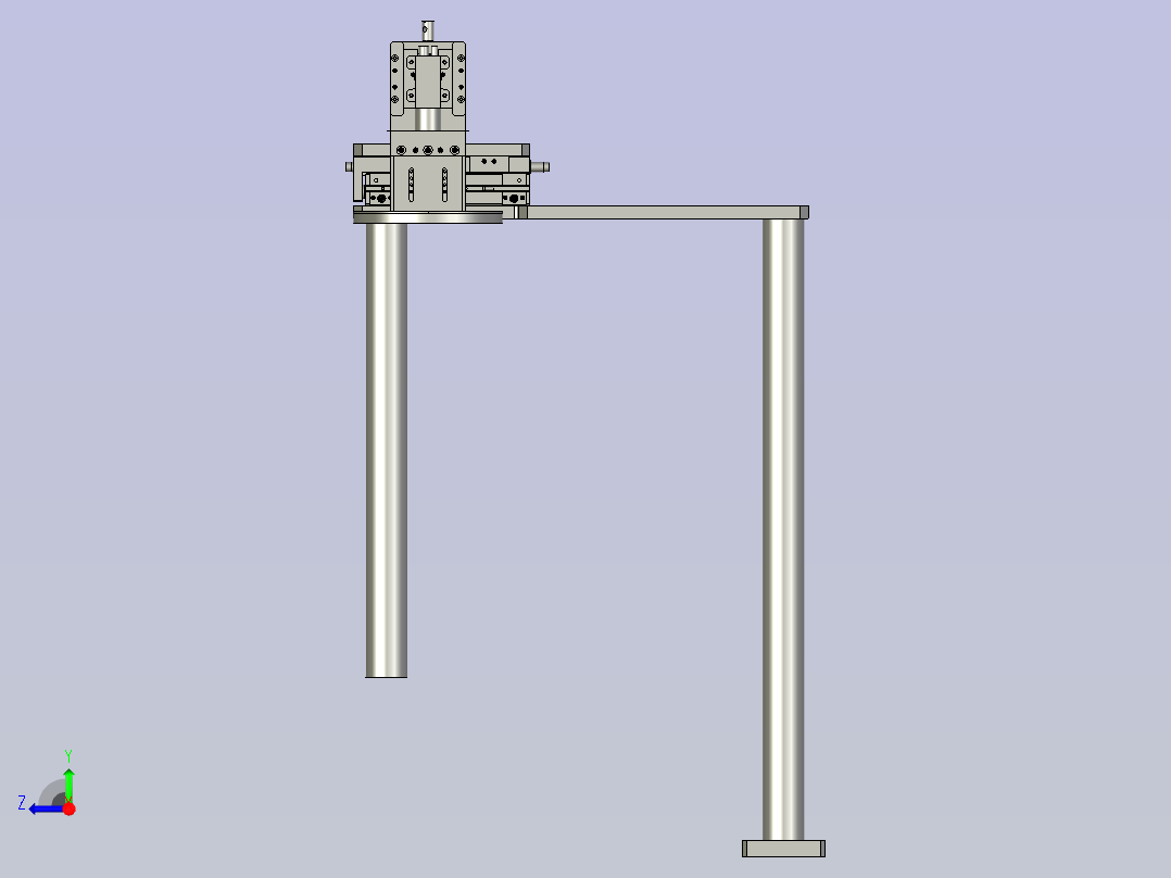 AB-0406-06-012A-A治具NUT有无检测模块右视图