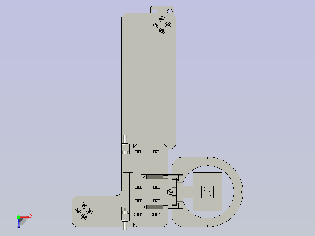 AB-0406-06-012A-A治具NUT有无检测模块俯视图