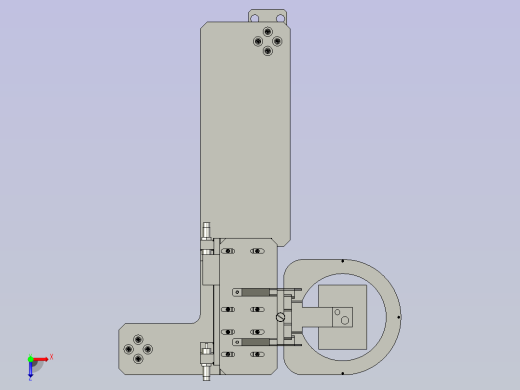 AB-0406-06-012A-A治具NUT有无检测模块俯视缩略图