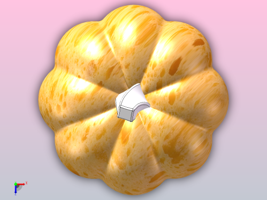 大南瓜.SLDPRT俯视缩略图