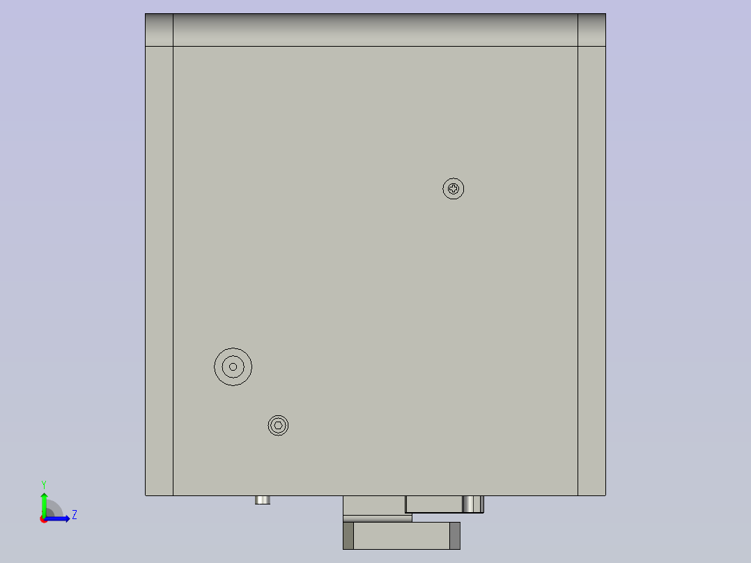 螺丝喂料器左视图