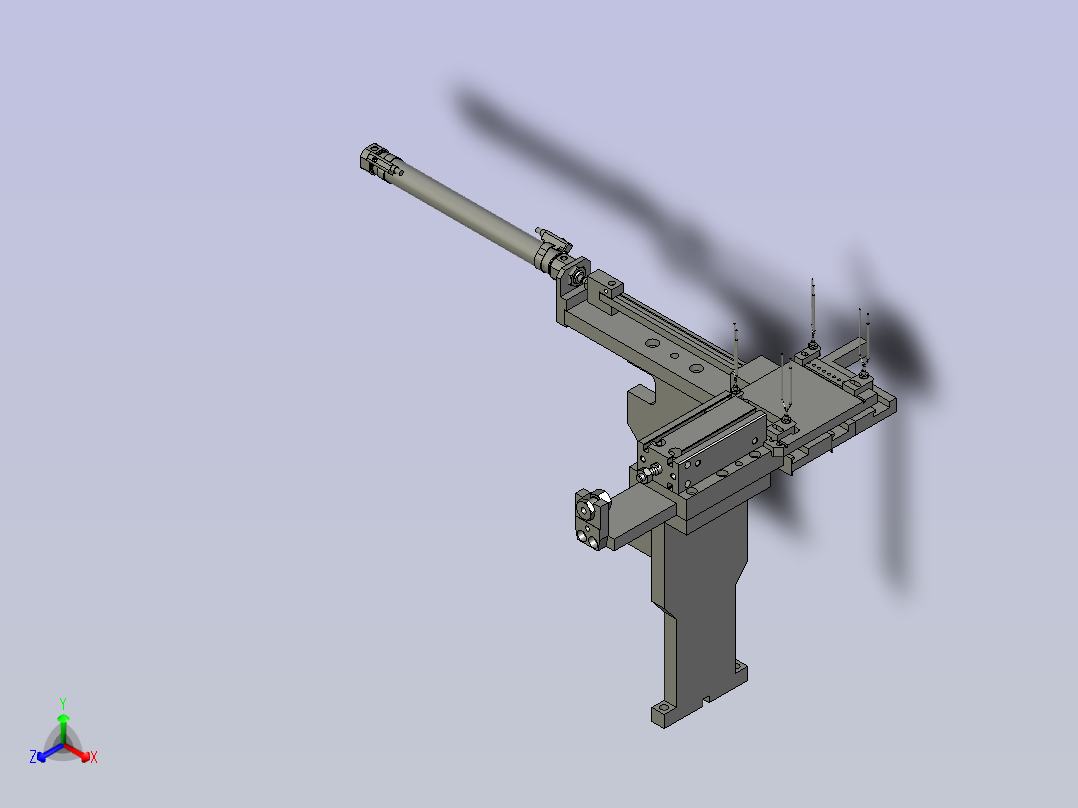 17268错位推料模组主视图