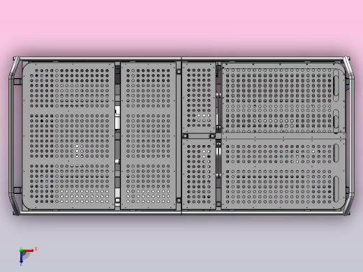 一体式折叠电动护理床俯视缩略图