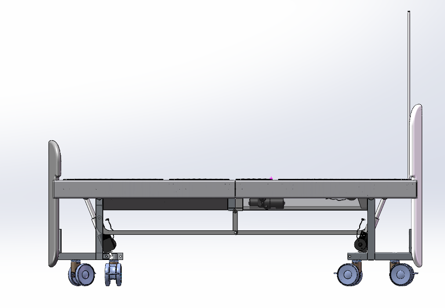 一体式折叠电动护理床