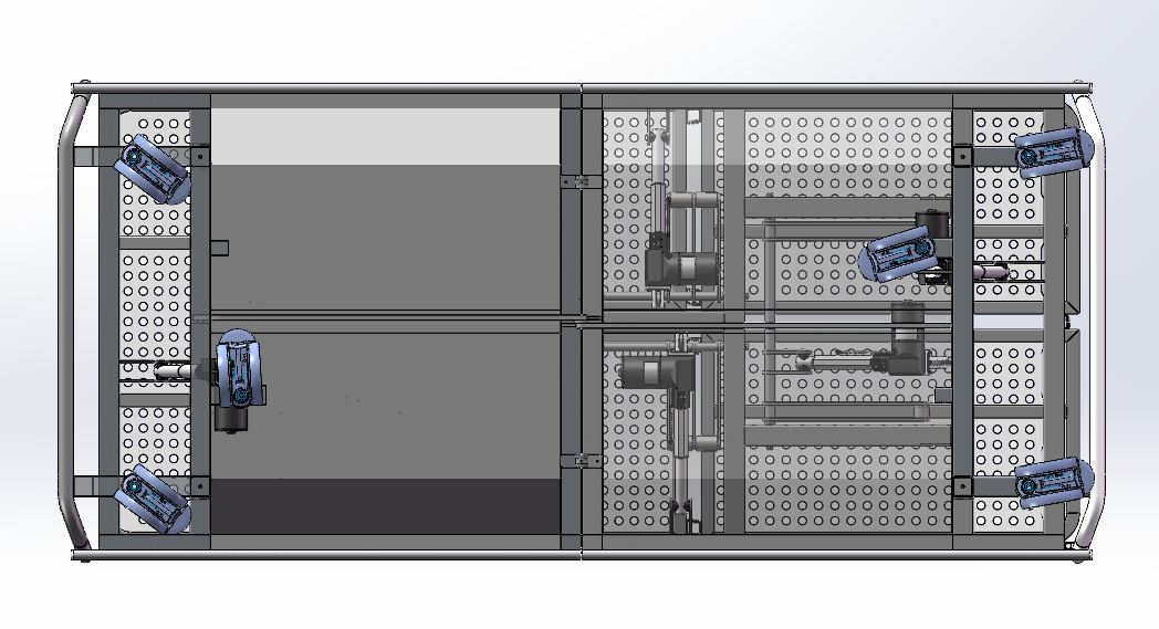 一体式折叠电动护理床