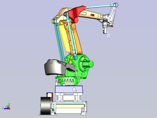 ABB机械夹手3D数模右视缩略图