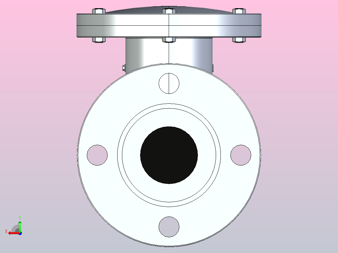H44T╱W╱X旋启式止回阀[H44W-10]50后视图