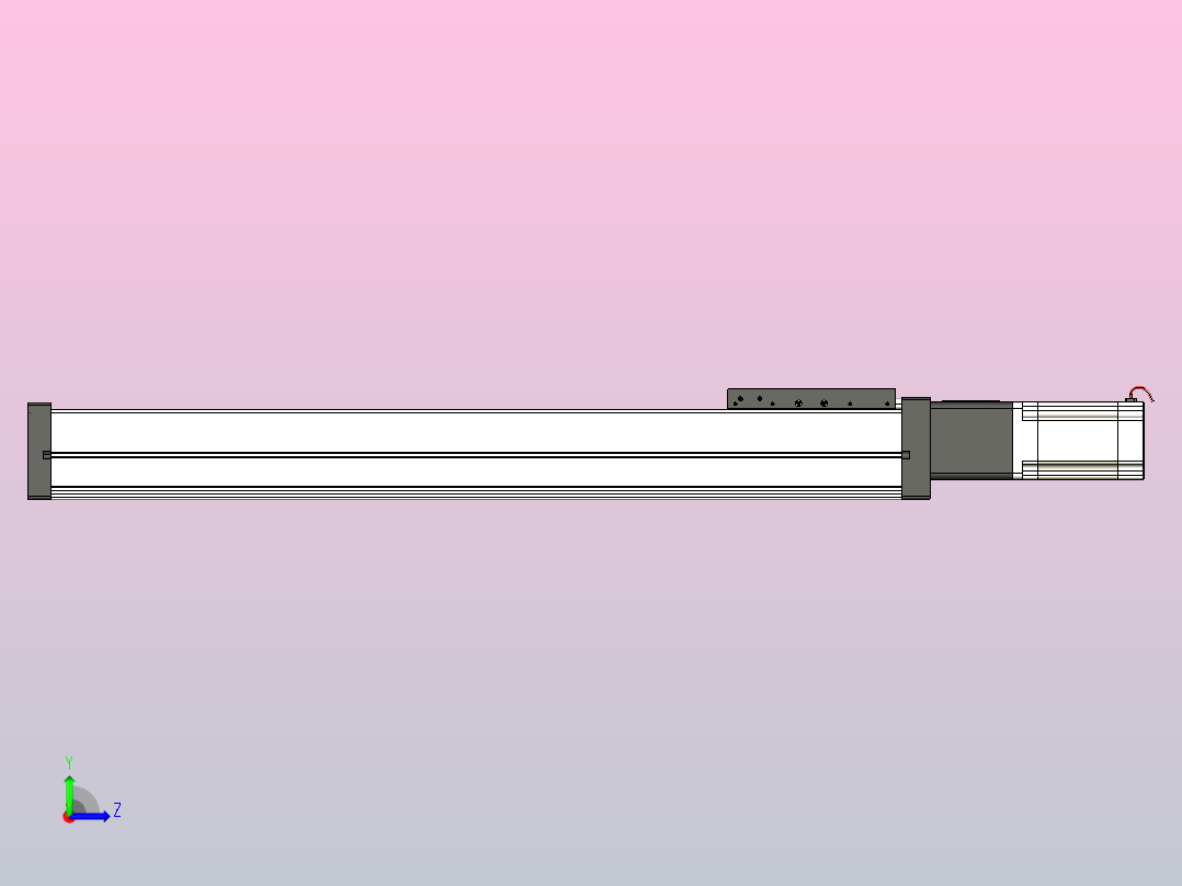 FSL80 直线模组[FSL80-E500-10C7-BC-B57]左视图