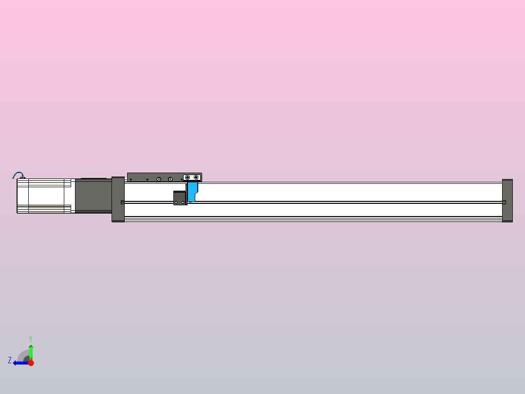 FSL80 直线模组[FSL80-E500-10C7-BC-B57]右视图