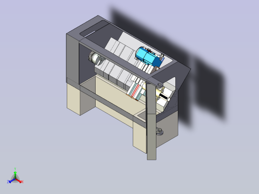 CNC数控车床3D模型