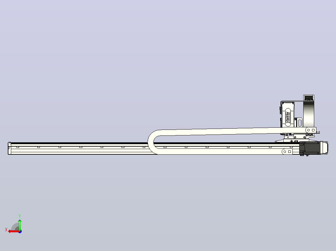 XYGT430-A3-A-1250-600-M-C-001负载2-24KG XY悬臂模组 XYGT430-A3 替换TOYO直线模组后视图