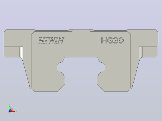 滑块 HGW30前视缩略图